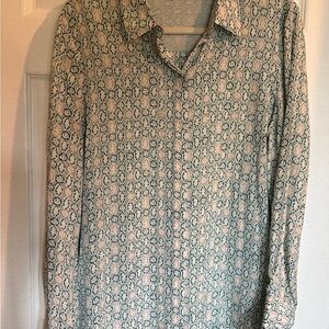 Lafayette 148 Long Sleeve blouse - XL